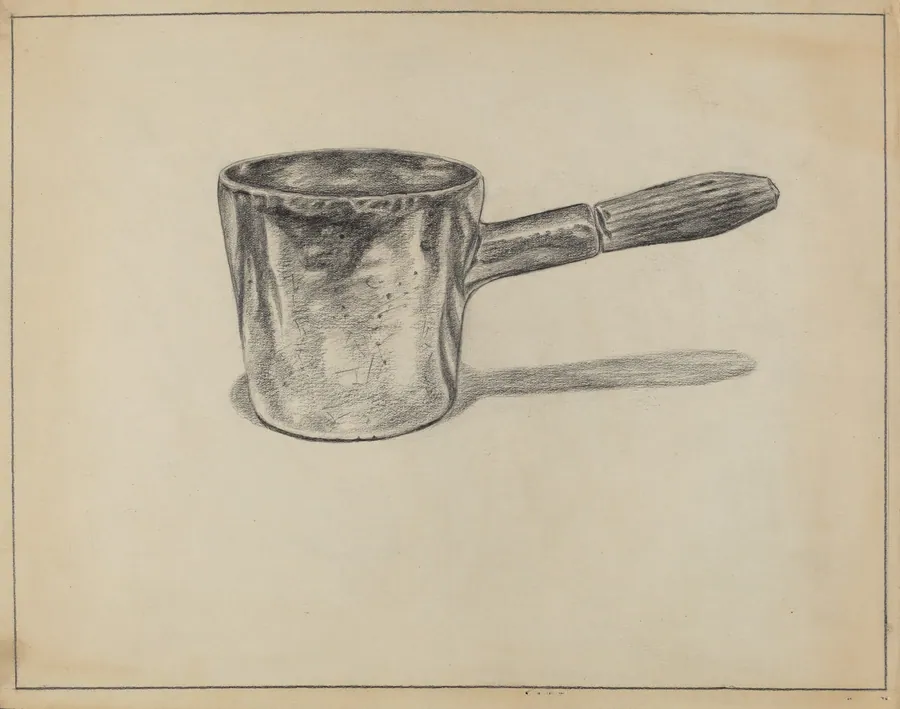 Pewter Dipper by Hyman Pearlman