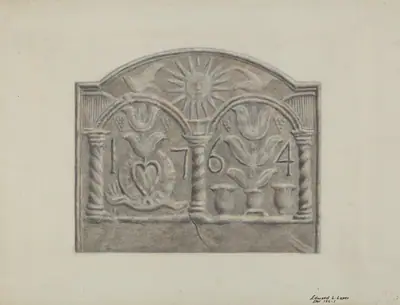 Pa. German Stove Plate