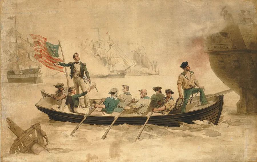 Perry Transferring His Flag to the Niagara by Unidentified
