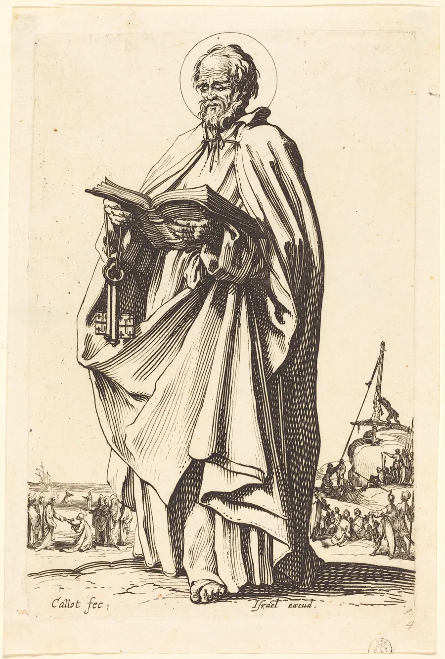 Saint Peter by Jacques Callot