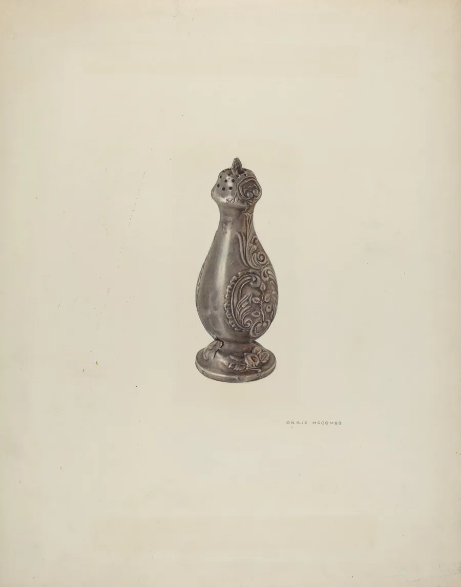 Pewter Salt Shaker by Orrie McCombs
