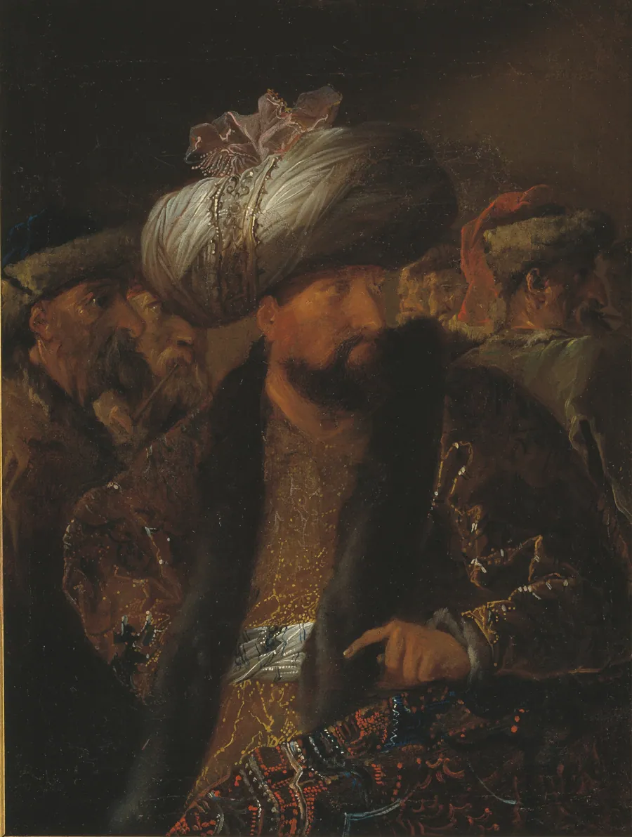 En samling tyrkiske mænd by Bénoit Le Coffre