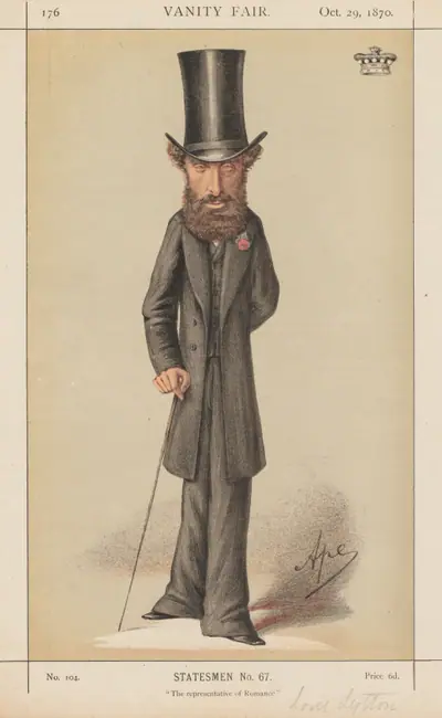 Vanity Fair: Statesmen No. 67 "The representative of Romance"