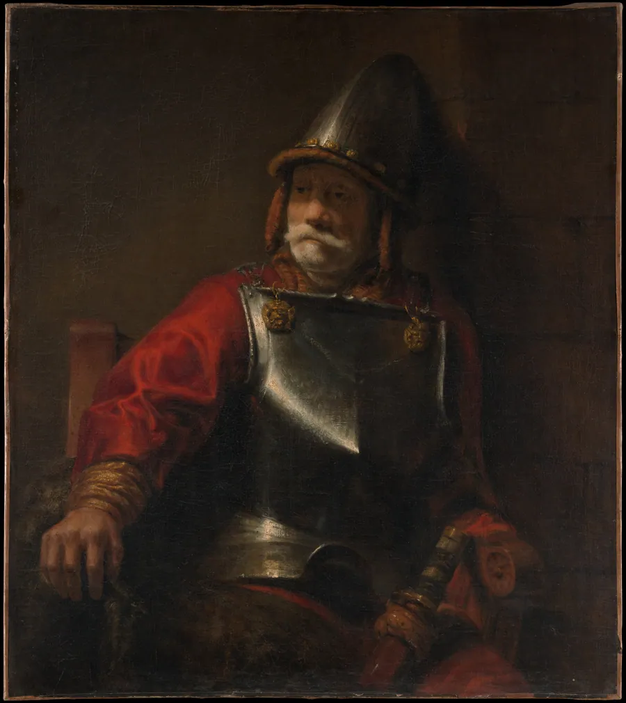 Man in Armor (Mars?) by Rembrandt