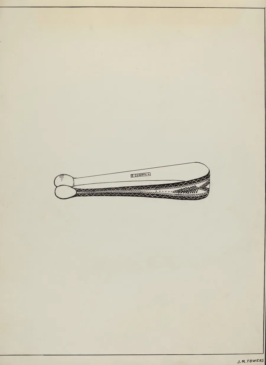 Silver Sugar Tongs by John R. Towers
