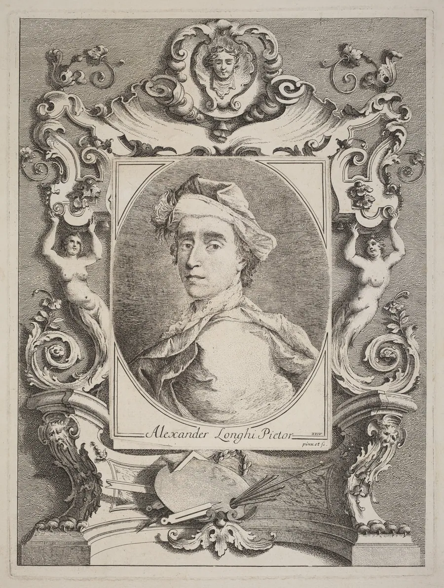 Self-Portrait by Alessandro Longhi