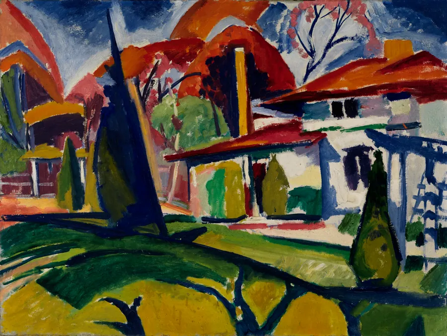 Newman's House by H. Lyman Saÿen, born Philadelphia, PA 1875-died Philadelphia, PA 1918