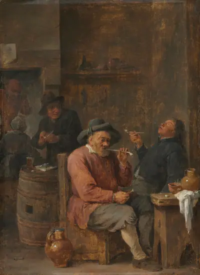 Peasants Smoking in an Inn