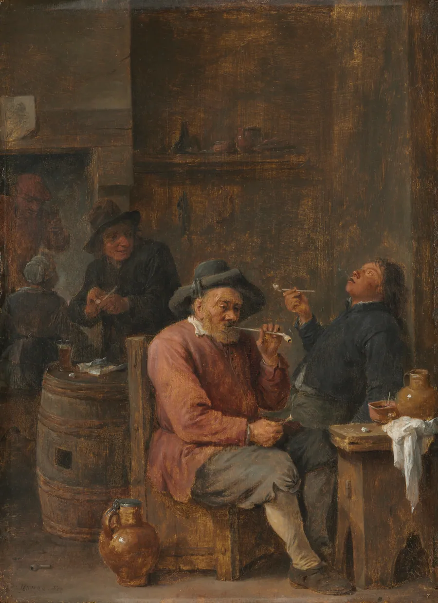 Peasants Smoking in an Inn by David Teniers