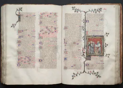 The Gotha Missal: Fol. 107v, Text