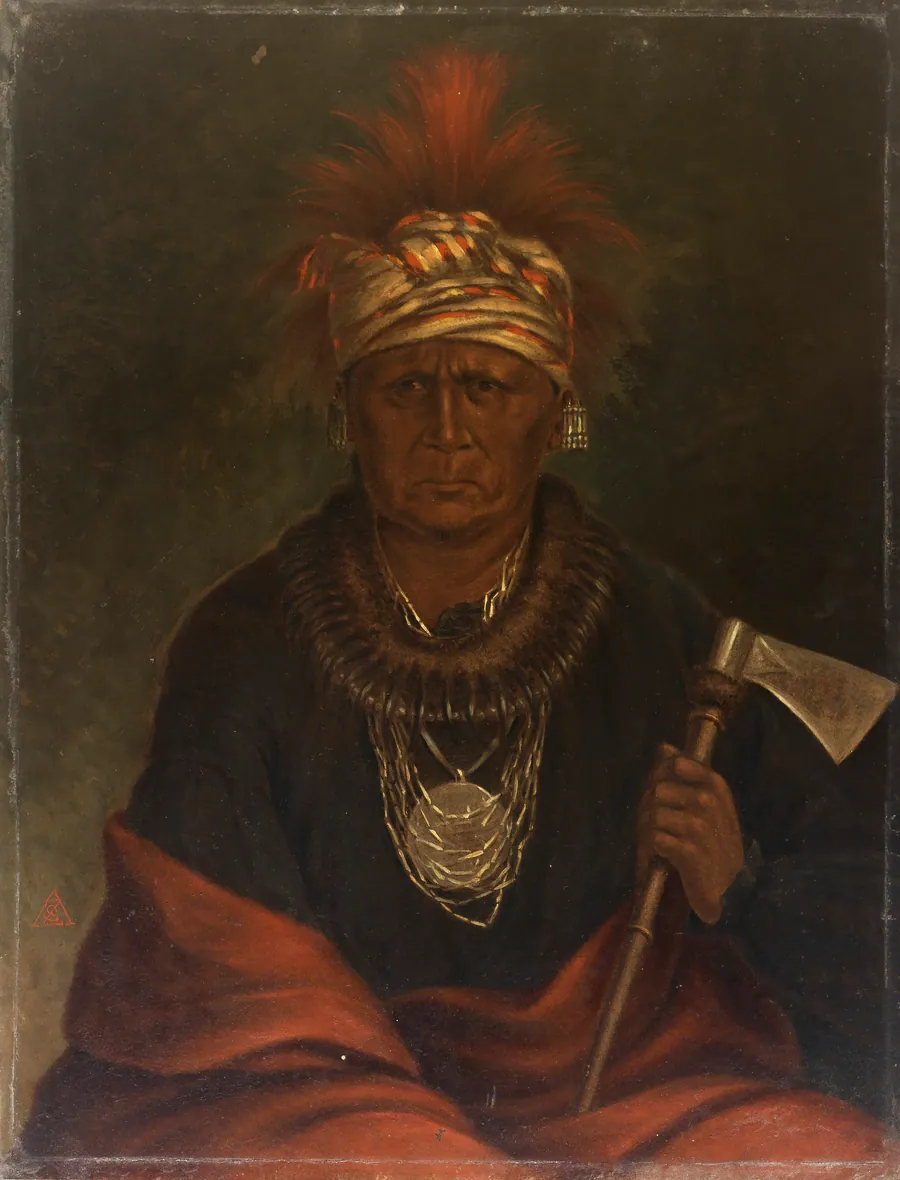 Keokuk (The Watchful Fox) by Antonion Zeno Shindler, 1813 Bulgaria-died Washington, DC 1899