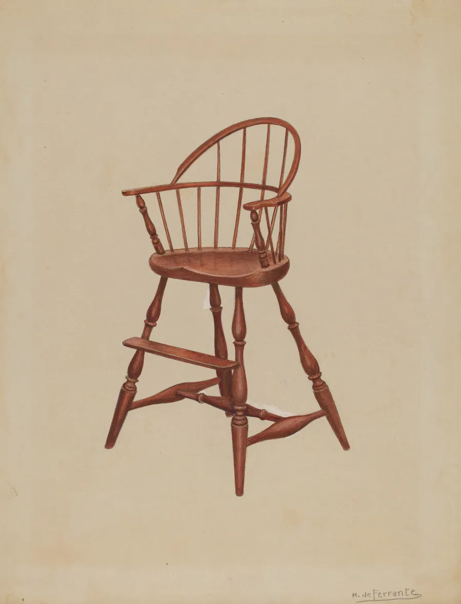 Infant's High Chair by Mario De Ferrante