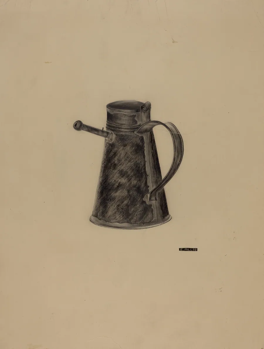 Tin Nursing Bottle by Edith Miller