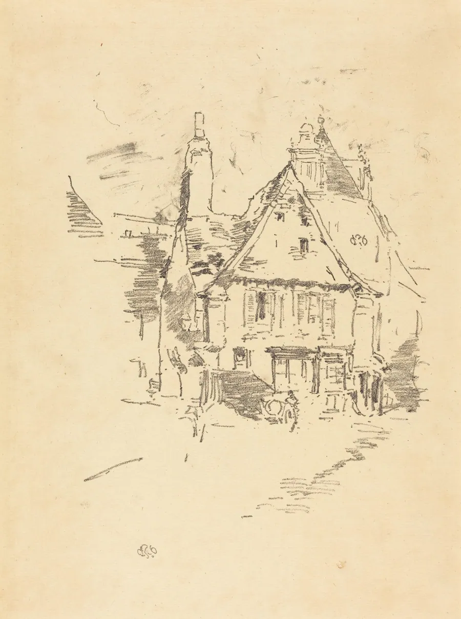 Gabled Roofs by James McNeill Whistler