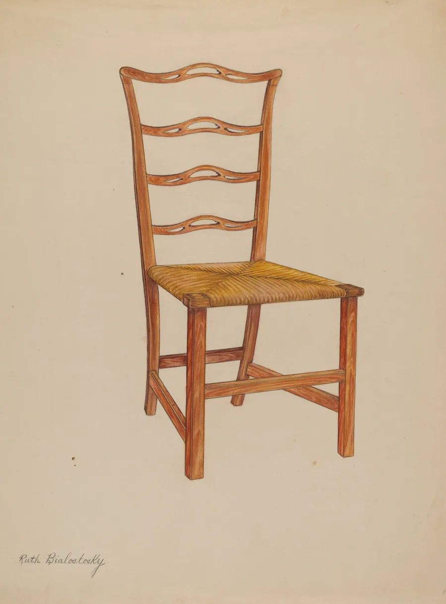 Side Chair (one of a pair) by Ruth Bialostosky