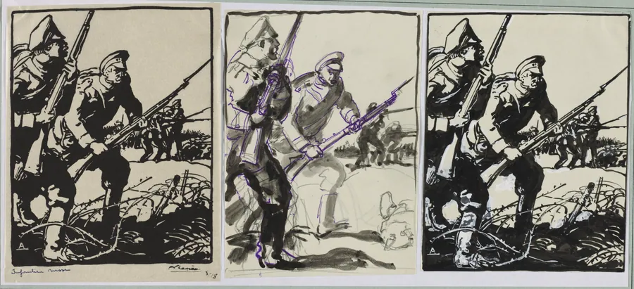 Infanterie russe by Auguste Louis Lepère