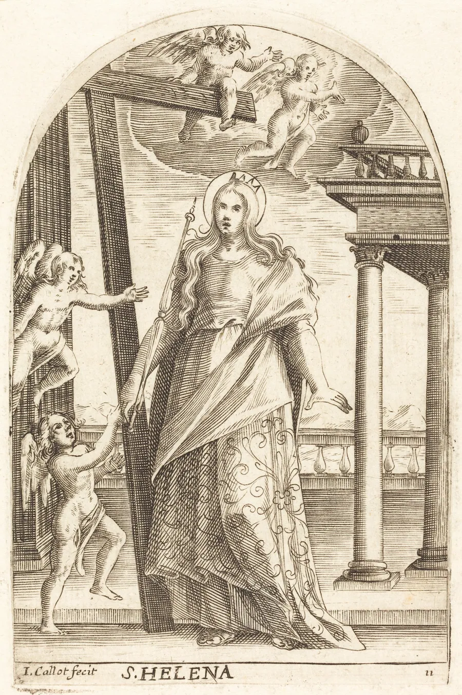 Saint Helen by Jacques Callot