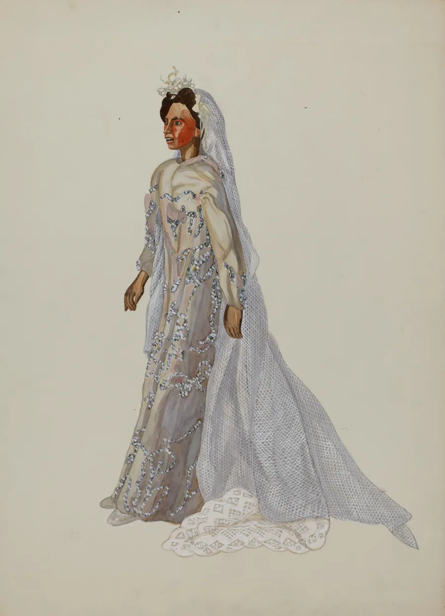 "Negro Bride" Puppet by Verna Tallman