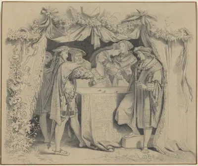 Men Throwing Dice