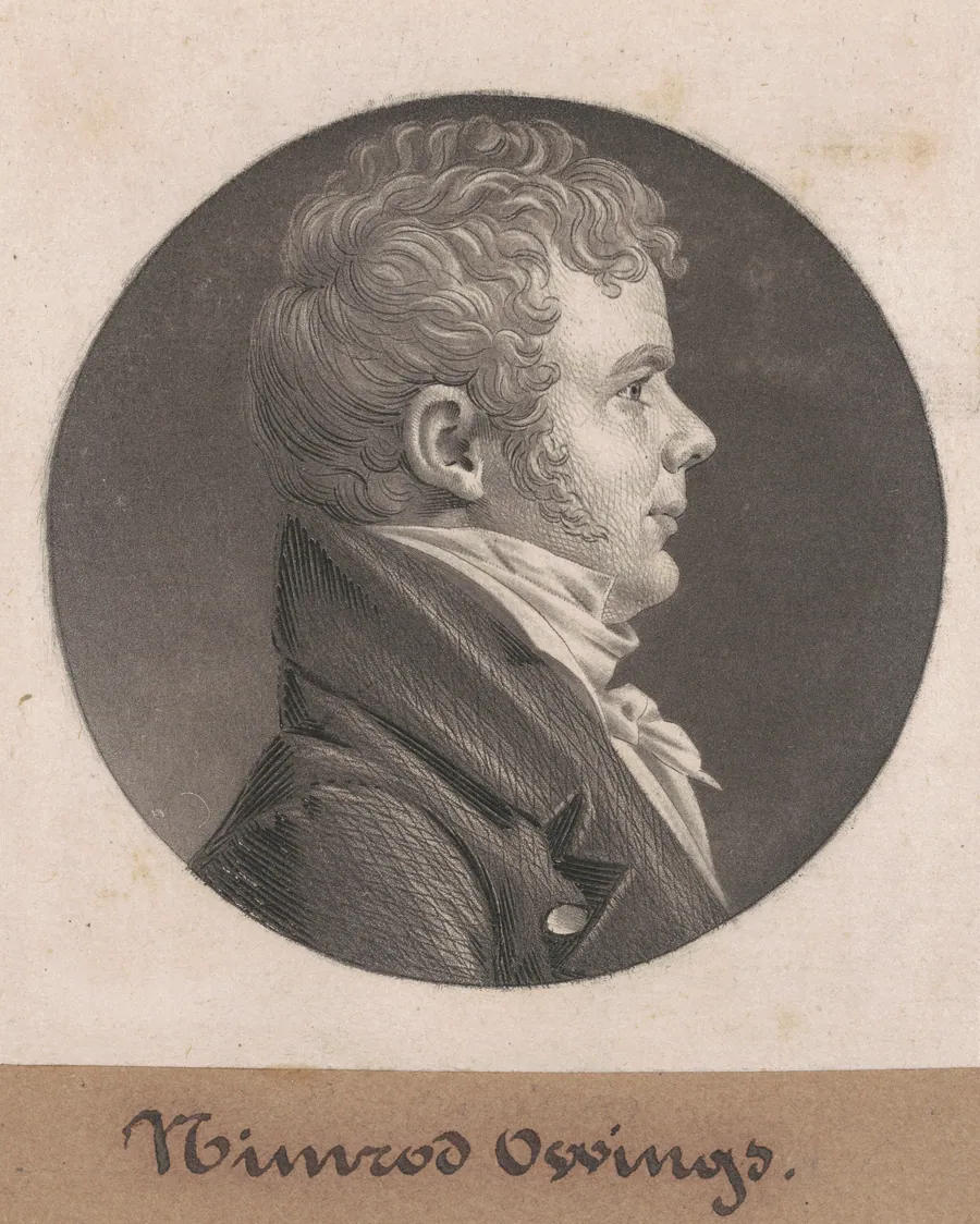 Isaac Van Bibber by Charles B. J. Févret de Saint-Mémin
