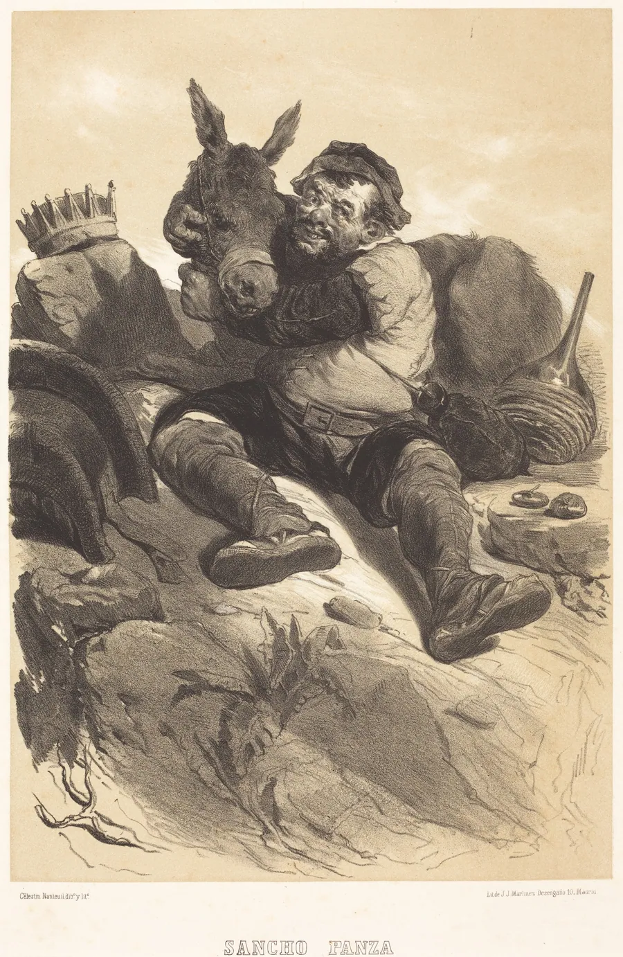 Sancho Panza by Célestin Nanteuil