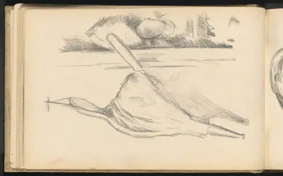 Bellows in Front of a Fireplace