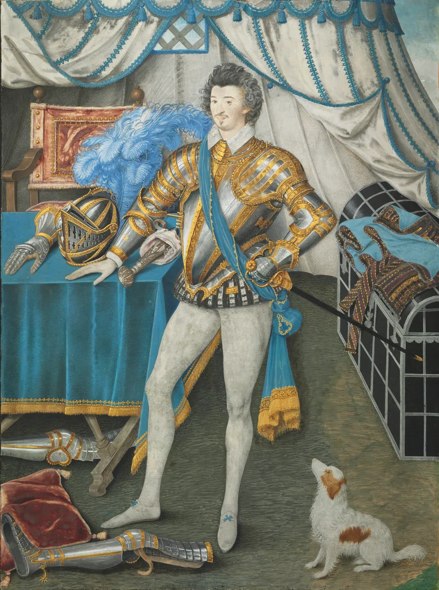 Sir Anthony Mildmay, Knight of Apethorpe, Northamptonshire by Nicholas Hilliard