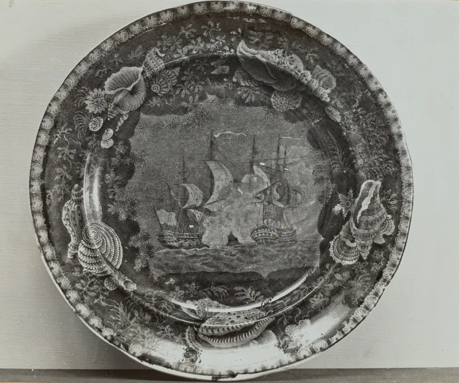 Plate - "Naval Battle" by Helmut Hiatt