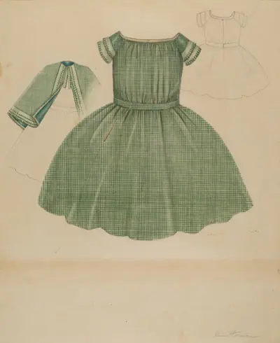 Child's Dress and Cape