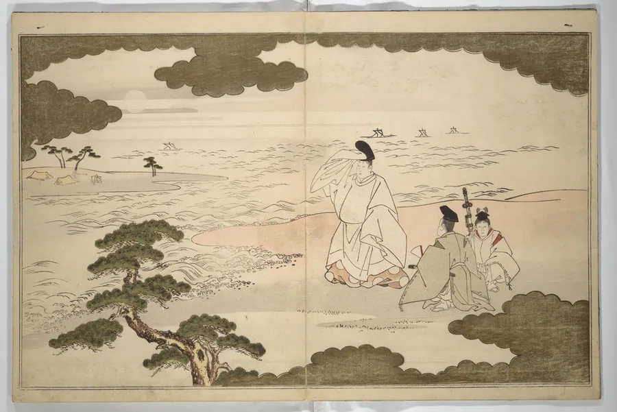 狂月坊|Moon-Mad Monk (Kyōgetsubō) 狂月坊 by Kitagawa Utamaro 喜多川歌麿