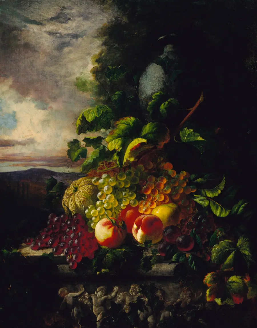 The Wealth of Autumn by Andrew John Henry Way, born Washington, DC 1826-died Baltimore, MD 1888