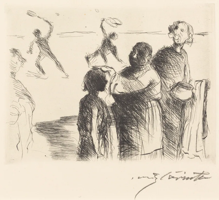 Das Gastmahl des Trimalchio: pl. II (The Banquet of Trimalchio: pl. II) by Lovis Corinth