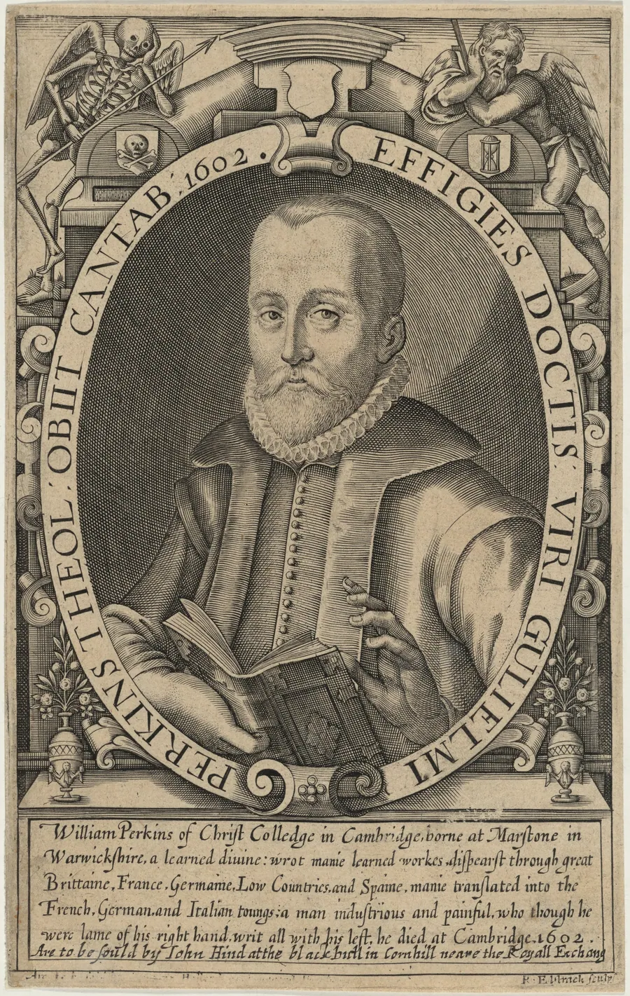 William Perkins, D.D. by Renold Elstrack