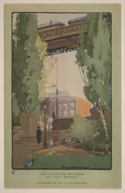 The Elevated Railroad at 110th Street