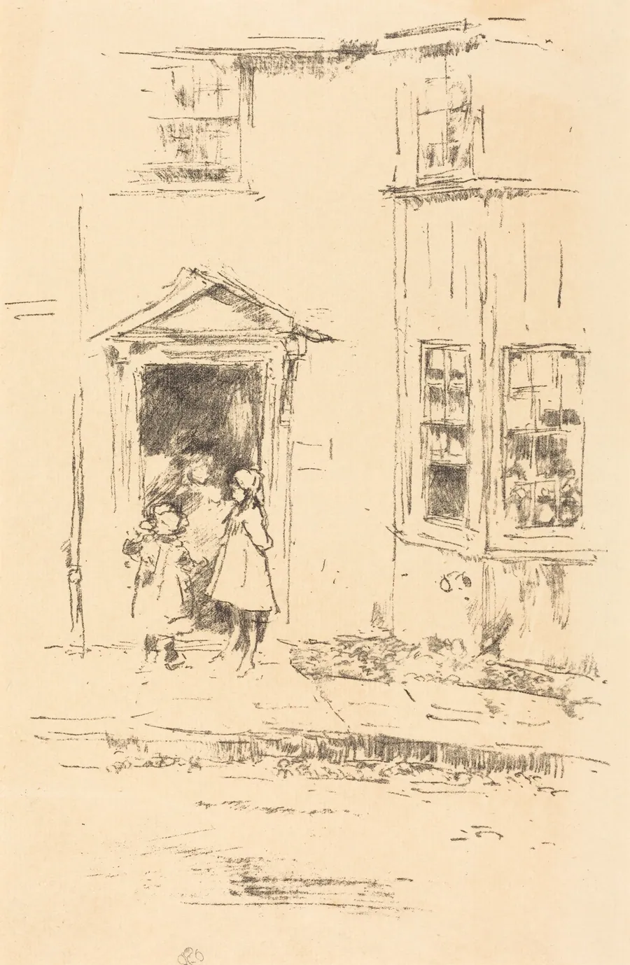 The Little Doorway, Lyme Regis by James McNeill Whistler