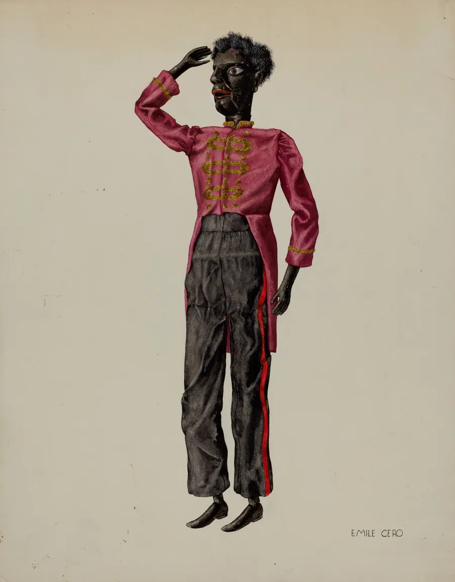 "Bell Hop" Marionette by Emile Cero