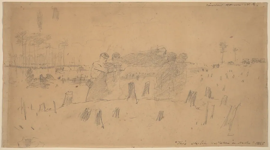 Carrying the Wounded by Winslow Homer