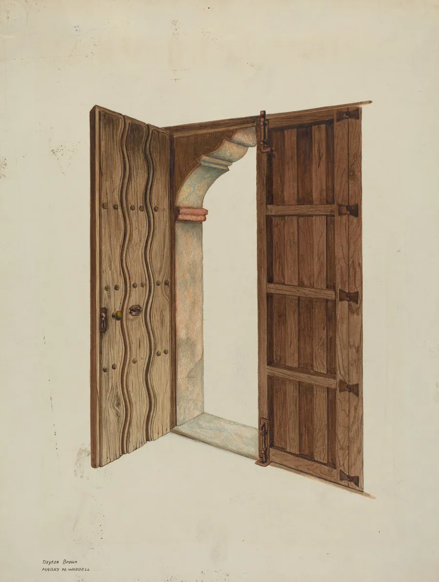 Mission Church Doors and Doorway by Dayton Brown
