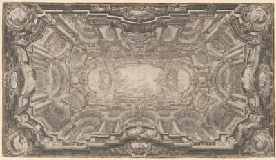 A Grand Illusionistic Ceiling