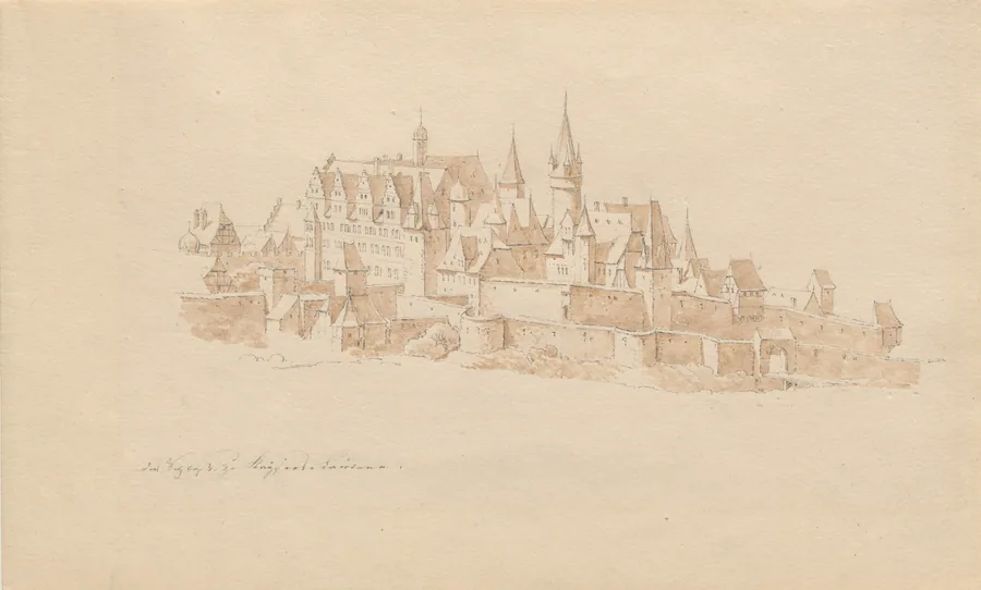 Das Schloss zu Kaiserslautern by Karl Julius von Leypold