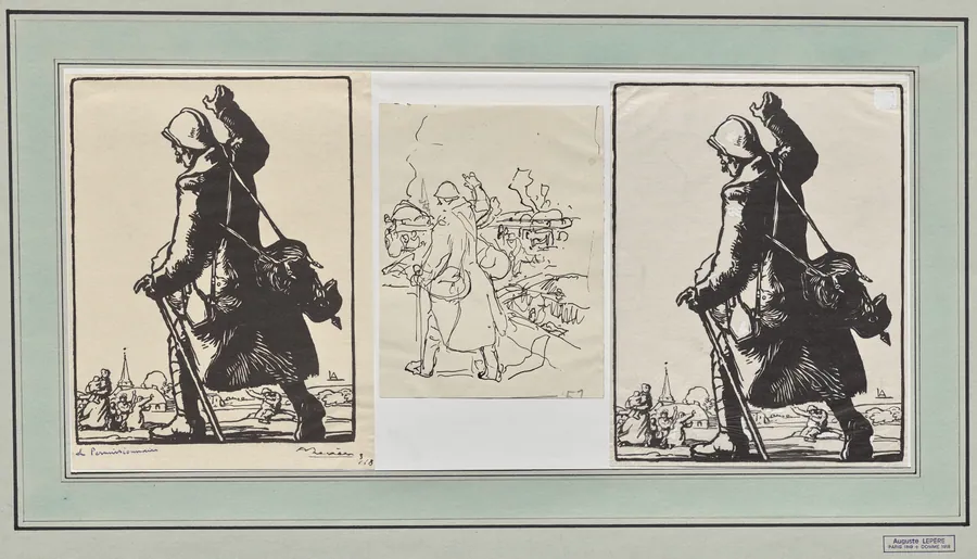 Le Permissionnaire by Auguste Louis Lepère