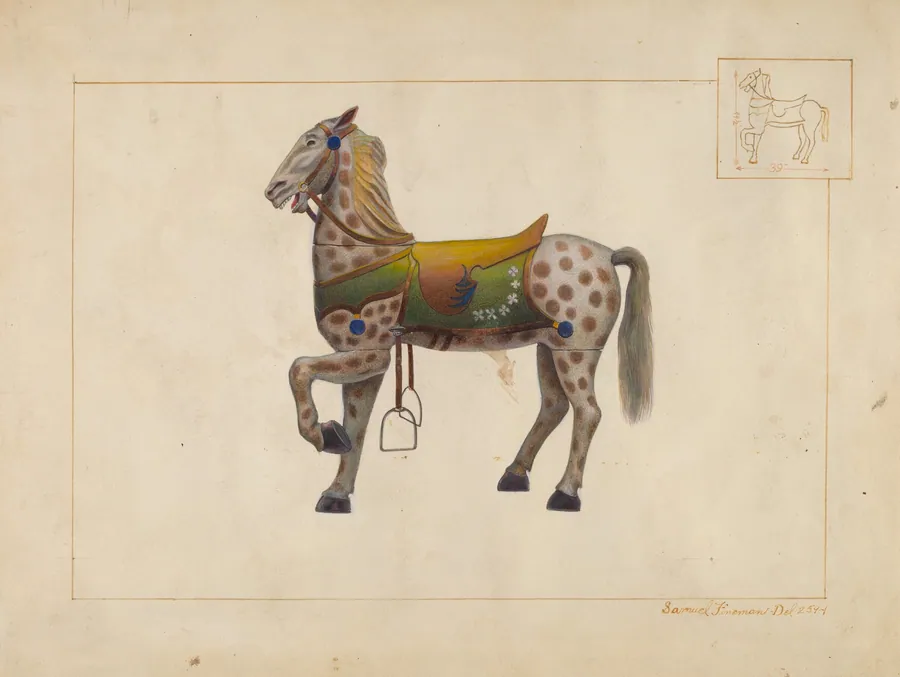 Carousel Horse by Samuel Fineman