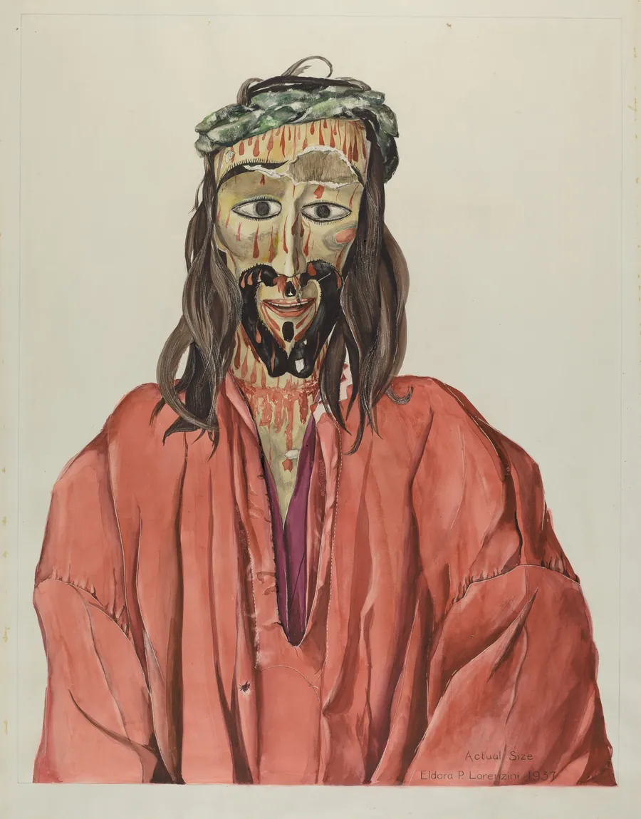 Penitent Christ by Eldora P. Lorenzini