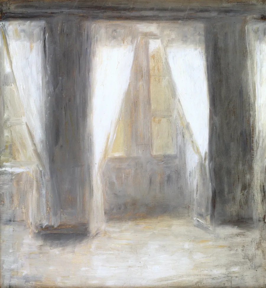 Dagligstuen på Frederiksberg Allé by Vilhelm Hammershøi