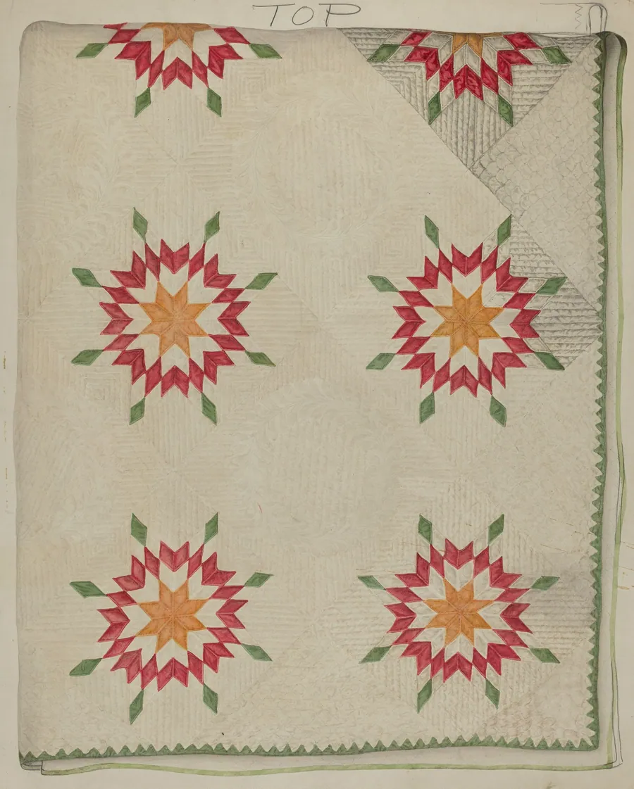 Quilt - Applique Patterns with Border by Lily Capson