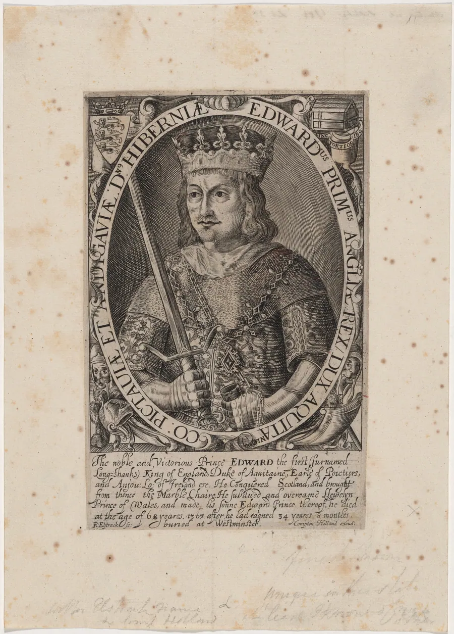 Edward I of England by Renold Elstrack