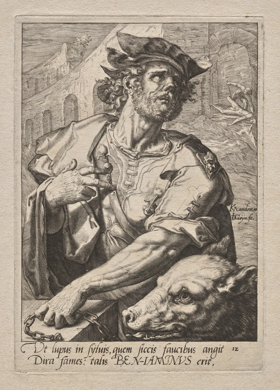 Plate 12: Benjamin by Jacob de Gheyn II