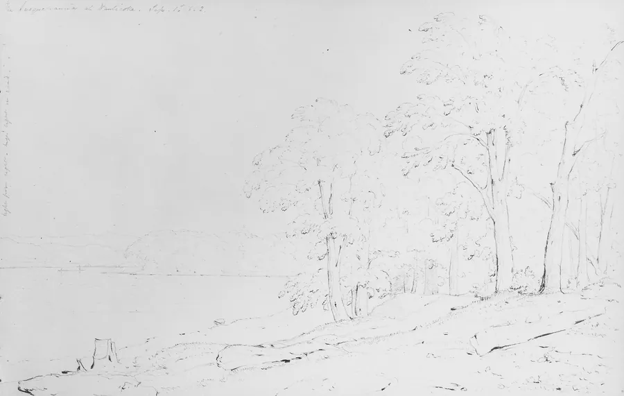 The Susquehanna at Nanticoke (River Walk on the Susquehanna) by Thomas Addison Richards