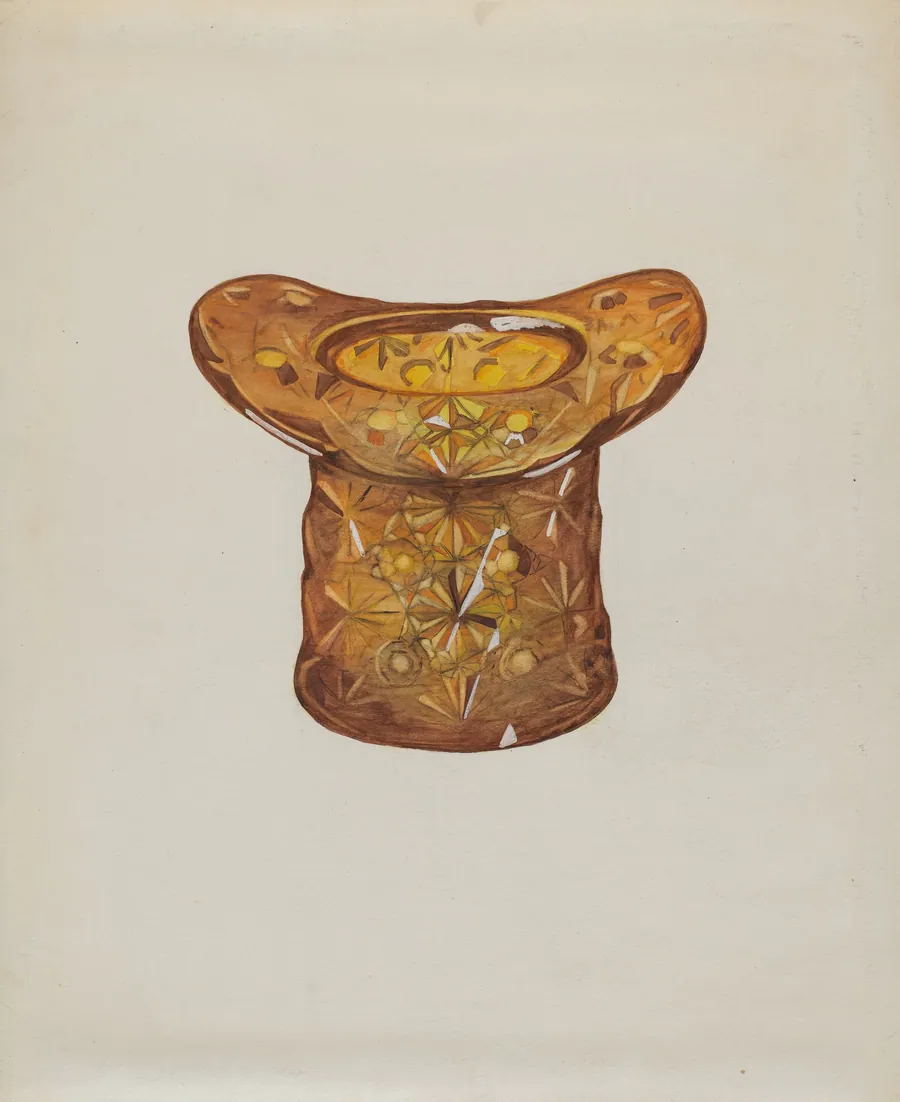 Amber Glass Hat by Katherine Hastings