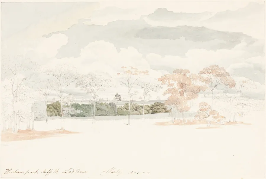Henham Park, Suffolk by Cornelius Varley